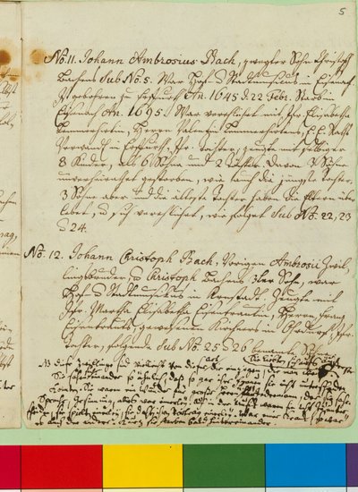 The Origin of the Musical Bach Family by Johann Sebastian Bach